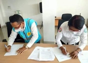 Teken Kerja Sama, BPJS Kesehatan dan PLN Wamena Saling Dukung Tingkatkan Pelayanan