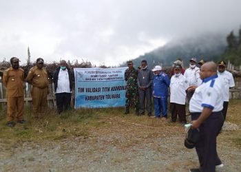 Pemkab Tolikara Validasi Titik Koordinat Batas Wilayah Kabupaten