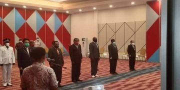 Bupati Jayawijaya Lantik 16 Pejabat Eselon