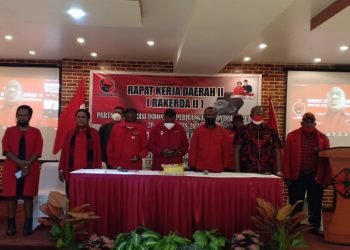 Pengurus DPC – PDIP Wilayah Lapago Ikut Rakerda II Provinsi Papua Via Zoom