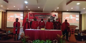 Pengurus DPC – PDIP Wilayah Lapago Ikut Rakerda II Provinsi Papua Via Zoom