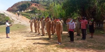 Ketat Prokes Covid-19, Distrik Maima Peringati HUT RI ke 76