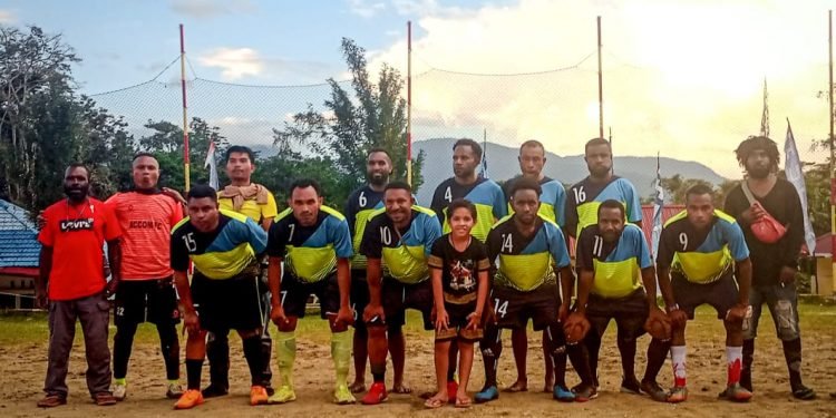 Accom 1702 Jayawijaya Raih Juara I Lomba Futsal HUT Demokrat di Mamteng