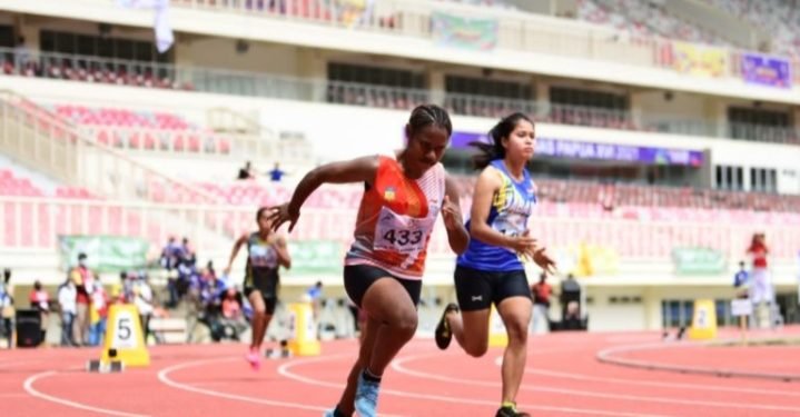 Papua Raih 8 Medali Emas di Hari Pertama Perlombaan Para-atletik Peparnas XVI
