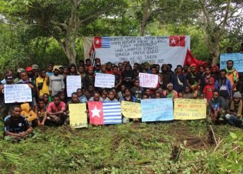 KNPB dan Rakyat Lapago Turut Memperingati Hari Lahirnya Embrio Bangsa Papua Ke-60 Tahun
