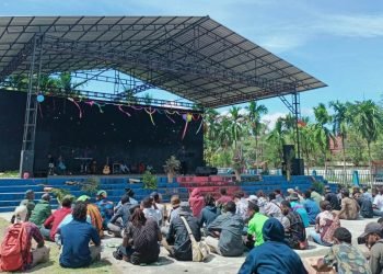 Natal KNPB di Hari HAM Berlangsung di Bawah Tekanan Polisi