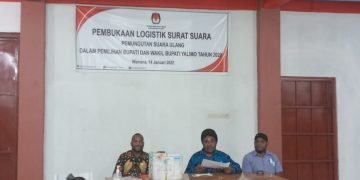 Komisioner KPU RI Pantau Tahapan PSU Yalimo