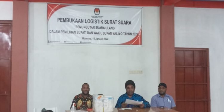 Komisioner KPU RI Pantau Tahapan PSU Yalimo