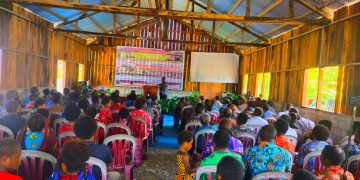 Jemaat GIDI Motulen Dekai Yahukimo Gelar Syukuran Gedung Gereja