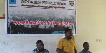 Komunitas Kurumbi Wone Gelar Kampanye Pendidikan di Lanny Jaya