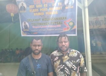 Menyongsong HUT GIDI  Ke – 59, Pemuda Klasis Port Numbay Gelar Turnamen Futsal 