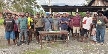 Terima Sepihak, Ikatan Siep Asso di Yahukimo Menolak Bantuan Ternak Babi Dari Satgas Chartenz