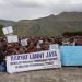 Demo Tolak DOB di Tiom, Rakyat Beri Mosi Tidak Percaya Untuk Bupati Lanny Jaya