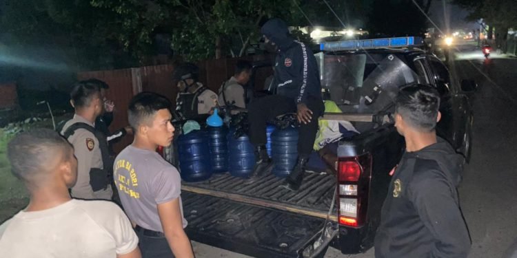 Polres Jayawijaya Bongkar Tempat Produksi Miras di Kota Wamena