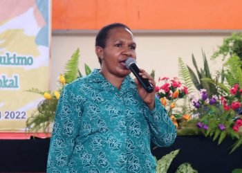 Merangkul Generasi Milenial, TP PKK Yahukimo Gelar Panggung Hiburan