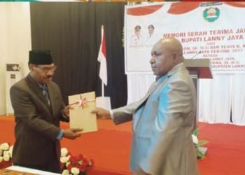 Befa Yigibalom Resmi Akhiri Jabatannya Sebagai Bupati Lanny Jaya