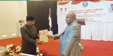 Befa Yigibalom Resmi Akhiri Jabatannya Sebagai Bupati Lanny Jaya