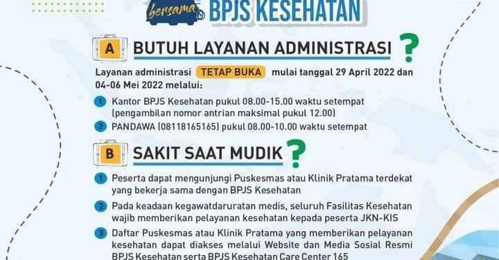 Mudik Lebaran, Layanan Peserta JKN-KIS Dijamin Aman