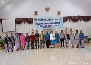 Ketua dan Pengurus IBI Cabang Yahukimo Resmi Dilantik