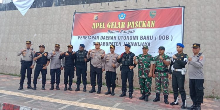 687 Personil Gabungan Disiapkan Amankan Pengumuman DOB di Jayawijaya