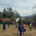 Pertandingan Volley SMP dan SMA Advent Sogokmo-Asotipo dalam rangka memeriahkan HUT RI ke-77.
