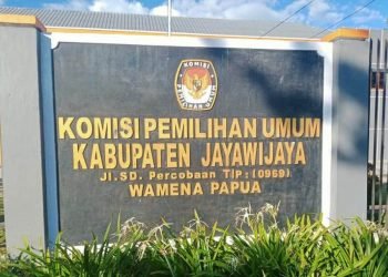 Kantor KPU Jayawijaya di Wamena - JW Noken