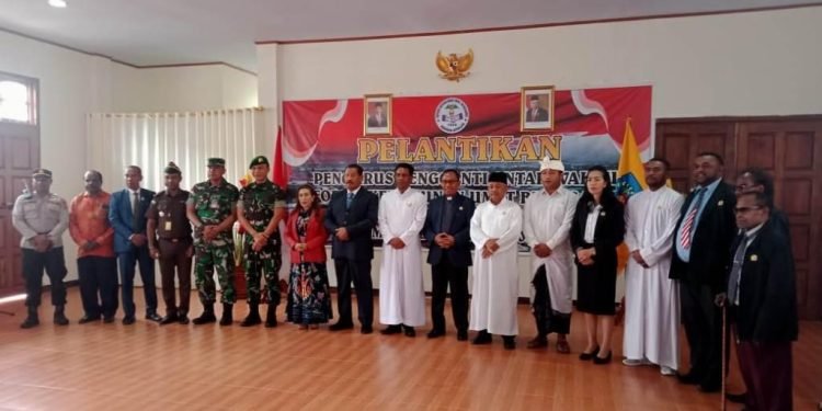 Pastor Kornelis Basa Kopon Resmi Dilantik Sebagai Ketua FKUB Jayawijaya