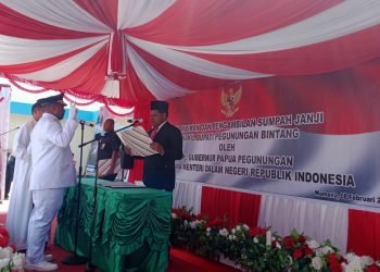 PJ. Gubernur Papua Pegunungan Lantik Wabup Pegubin