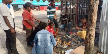 Siswa Kelas 3 SMA Kristen Wamena Galang Dana 