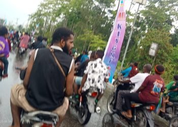 Peringati HUT KINGMI Ke-61, Jemaat Imanuel Dekai Gelar Pawai 
