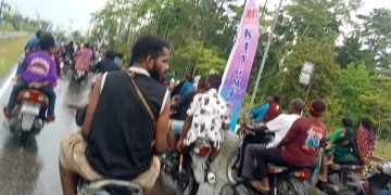 Peringati HUT KINGMI Ke-61, Jemaat Imanuel Dekai Gelar Pawai 