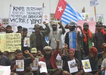 KNPB Bersama Rakyat Yahukimo Mendesak Presiden Jokowi Bebaskan Victor Yeimo