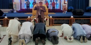 Majelis Pusat Lantik Pengurus Majelis Daerah GPdI Papua Pegunungan