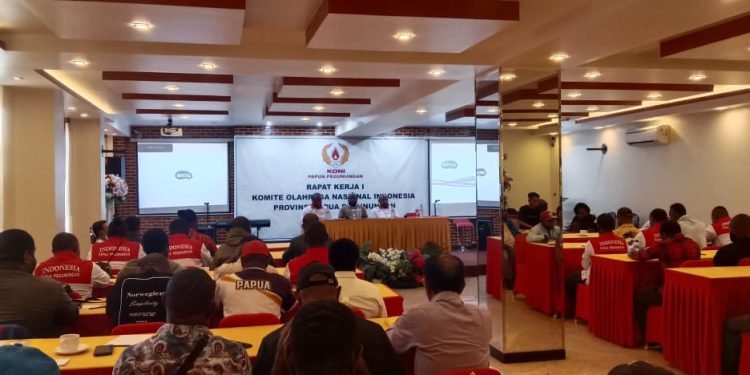 Tiga Agenda Ini Dibahas Dalam Raker I KONI Papua Pegunungan