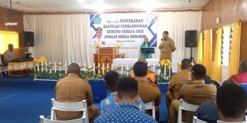 Panitia Targetkan Akhir Tahun Gereja Moria Selesai Dibangun