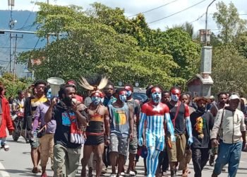 Ribuan Rakyat Papua di Lapago Gelar Aksi Damai Dukung ULMWP Anggota Penuh MSG
