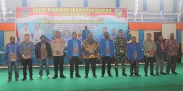 Bupati Didimus Yahuli Resmi Tutup Rapim-Musda KNPI Yahukimo Ke-VI