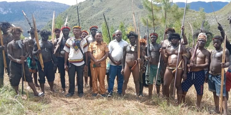 Perebutan Perempuan Salah Satu Penyebab Perang Suku di Wamena