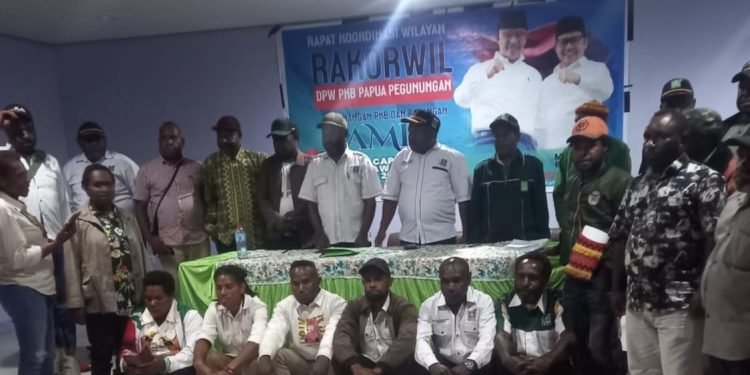 Rakorwil  PKB Papua Pegunungan Perkuat Basis Dukung Pasangan AMIN Pada Pemilu 2024