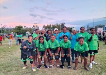 Wanita Yahukimo Raih Juara Tiga Turnamen Futsal Tingkat Provinsi Papua Pegunungan