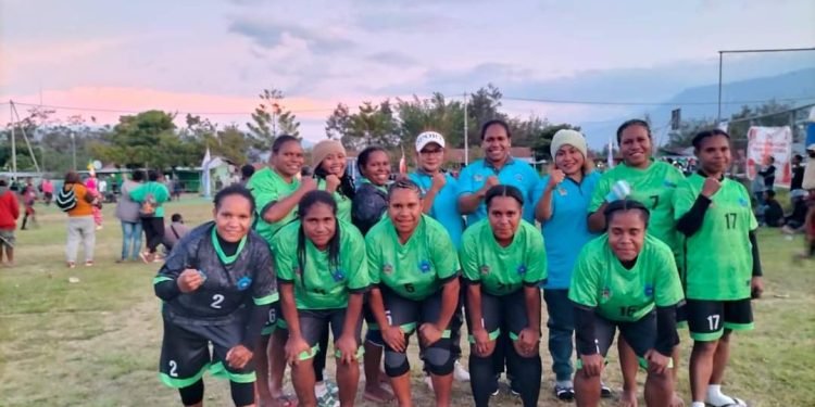 Wanita Yahukimo Raih Juara Tiga Turnamen Futsal Tingkat Provinsi Papua Pegunungan