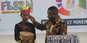 Wabup Esau Miram Tutup Olimpiade Nasional Tingkat SD Se-Kabupaten Yahukimo