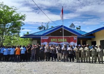 Bawaslu Yahukimo Gelar Apel Siaga Pengawasan Pemilu 2024