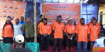 Exco Partai Buruh Kabupaten Yahukimo Gelar Ibadah Pengutusan Caleg Dan Saksi