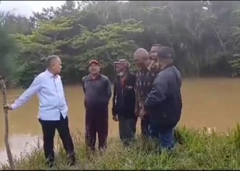 Gubernur Kunjungi  Minimo Tempat Pembangunan Monumen HUT PI di Jayawijaya