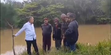 Gubernur Kunjungi  Minimo Tempat Pembangunan Monumen HUT PI di Jayawijaya