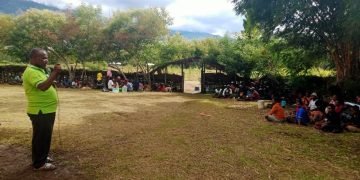 PGGJ Cek Persiapan Tempat Perayaan HUT Pekabaran Injil di Kampung Minimo