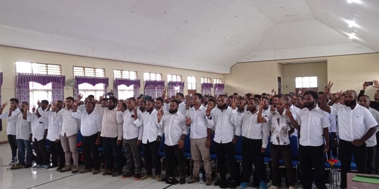 KPU Yahukimo Resmi Lantik 255 Anggota PPD