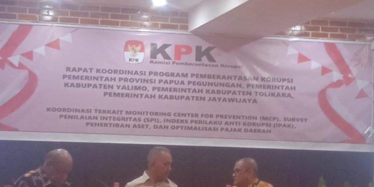 KPK Gelar Rakor Pencegahan Korupsi Dengan Pemprov Papua Pegunungan