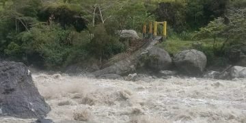 Jembatan Gantung Penghubung Distrik Werima dan Tangma Putus Diterjang Banjir Sungai Baliem